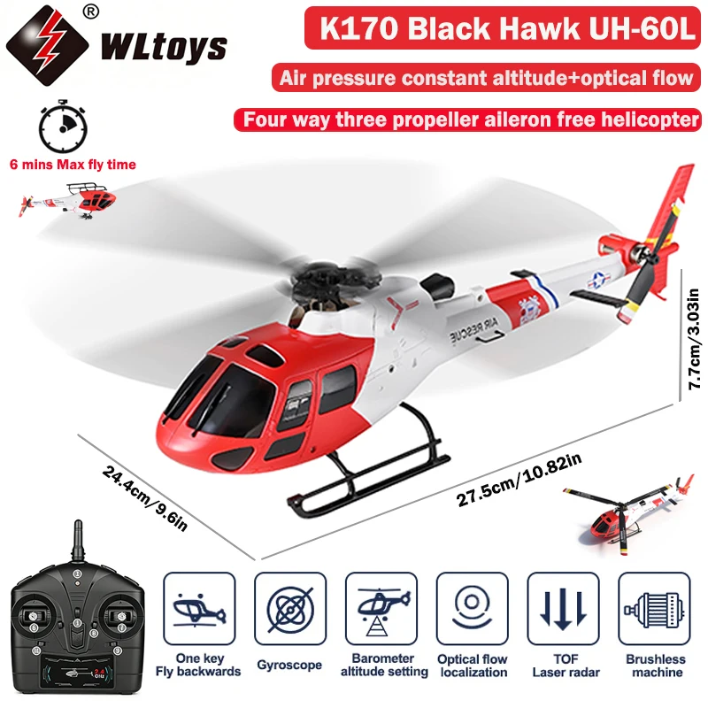 Радиоуправляемый вертолет WLto – обзор и цена Rc Helicopter Gas